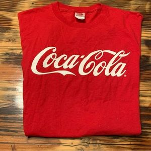 Coca-Cola Red T-shirt. Size Large.